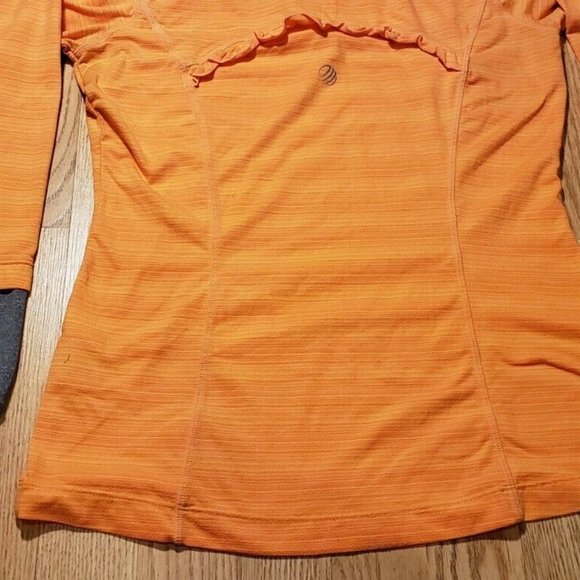 MPG Modetta Performance Gear Women's Shirt Top Size: S/P Orange - Picture 9 of 14